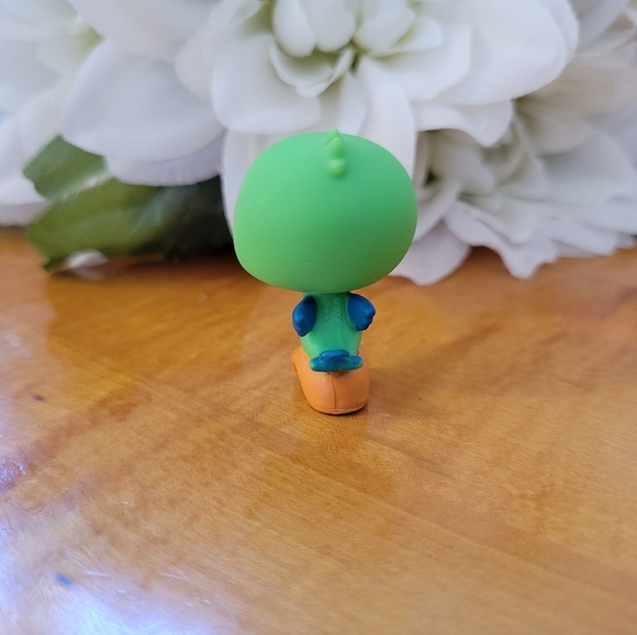 Littlest Pet Shop LPS #208 Green Hummingbird Bird Blue Eyes 2005 C - Picture 4 of 10